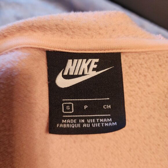 Nike Zip-Up Hoodie in Pink w/Metallic Logo - Picture 6 of 6